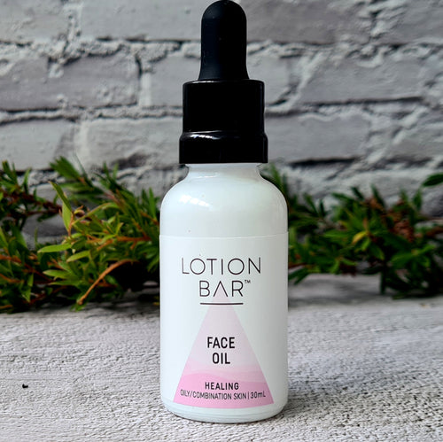 Healing face oil for oily/combination skin from Lotion Bar Co